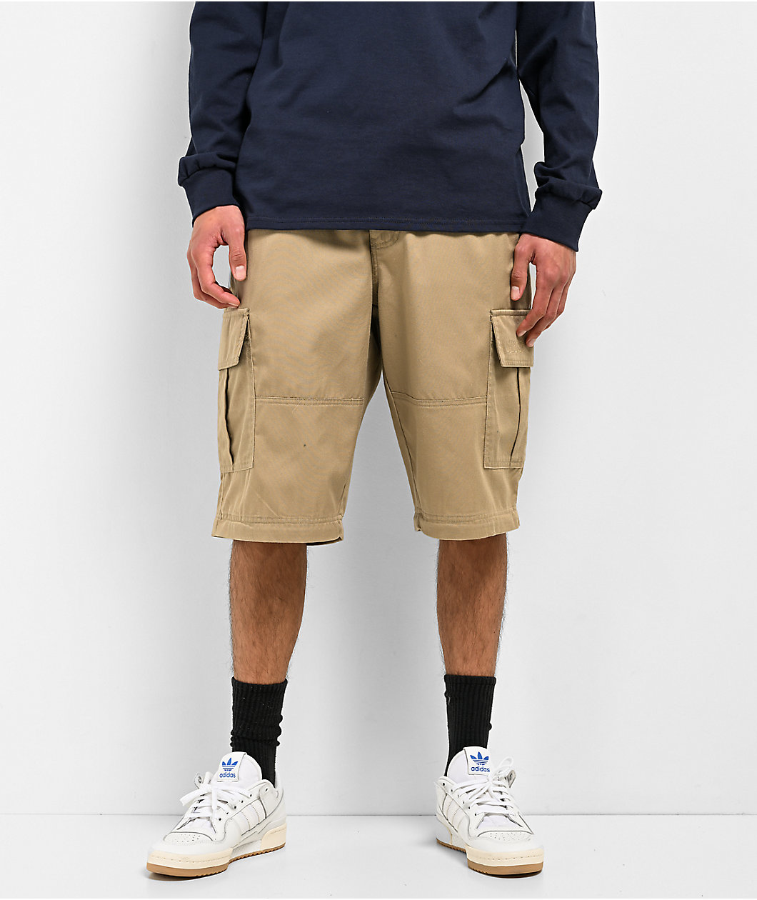 Empyre Khaki Zip Off Cargo Skate Pants