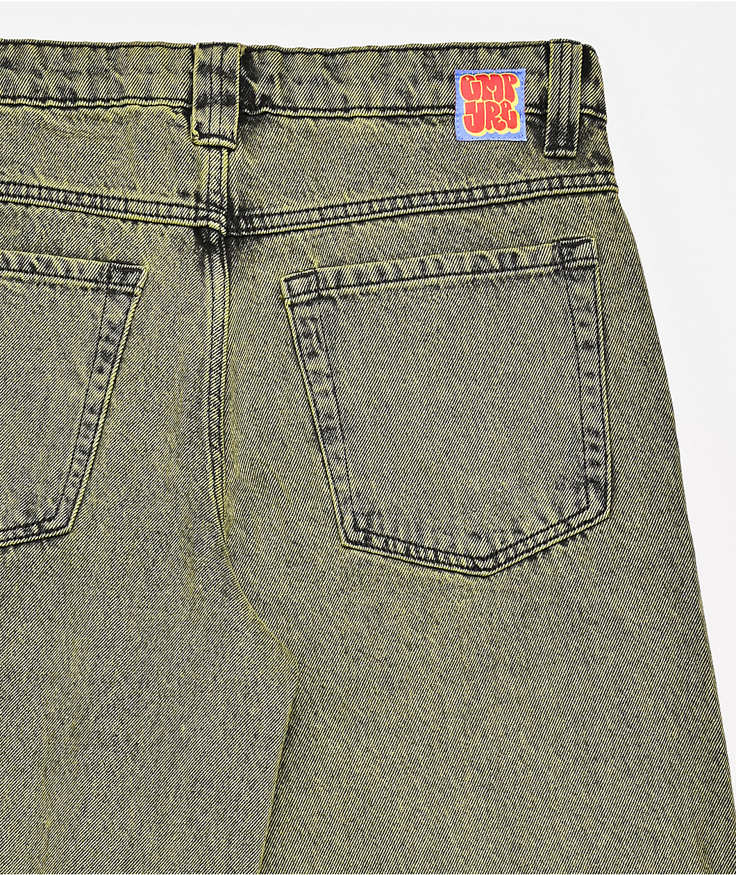 Empyre Kids Green Wash Ultra Wide Jeans