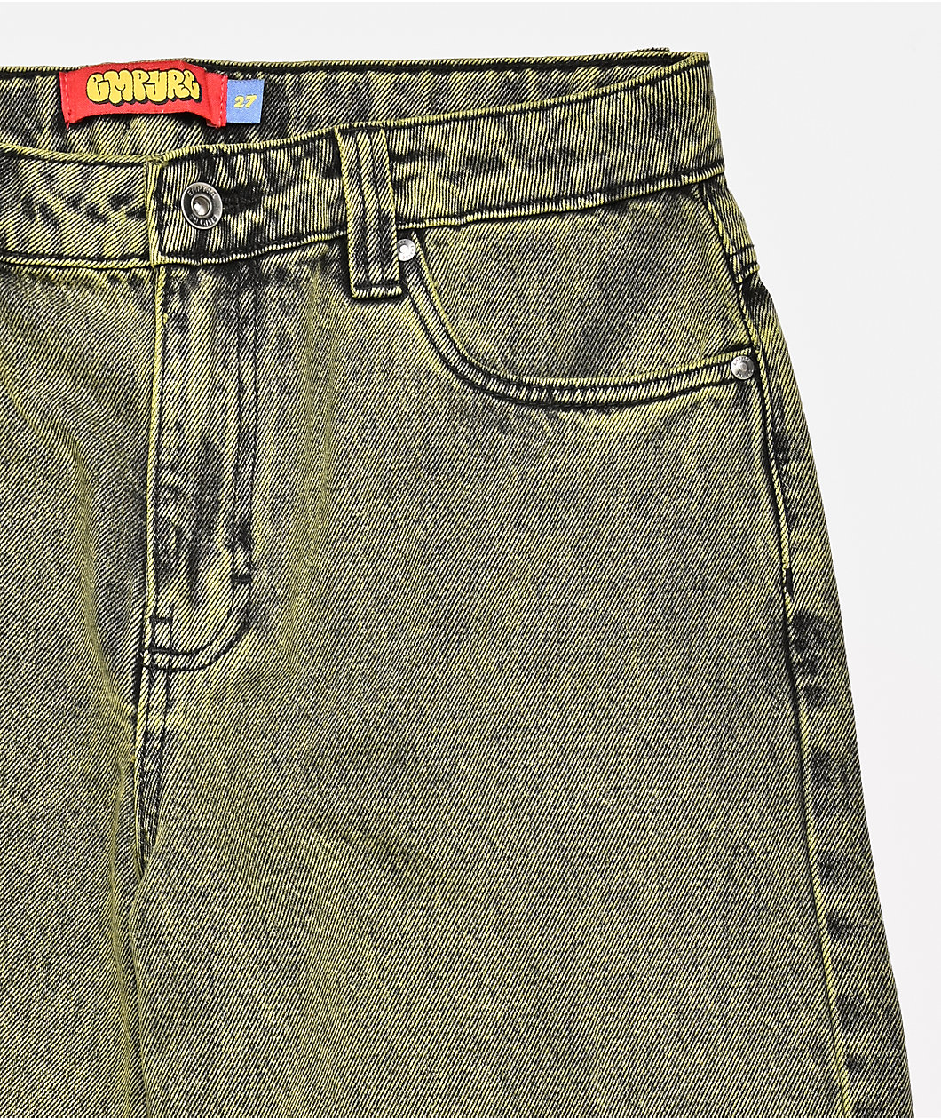 Empyre Kids Green Wash Ultra Wide Jeans