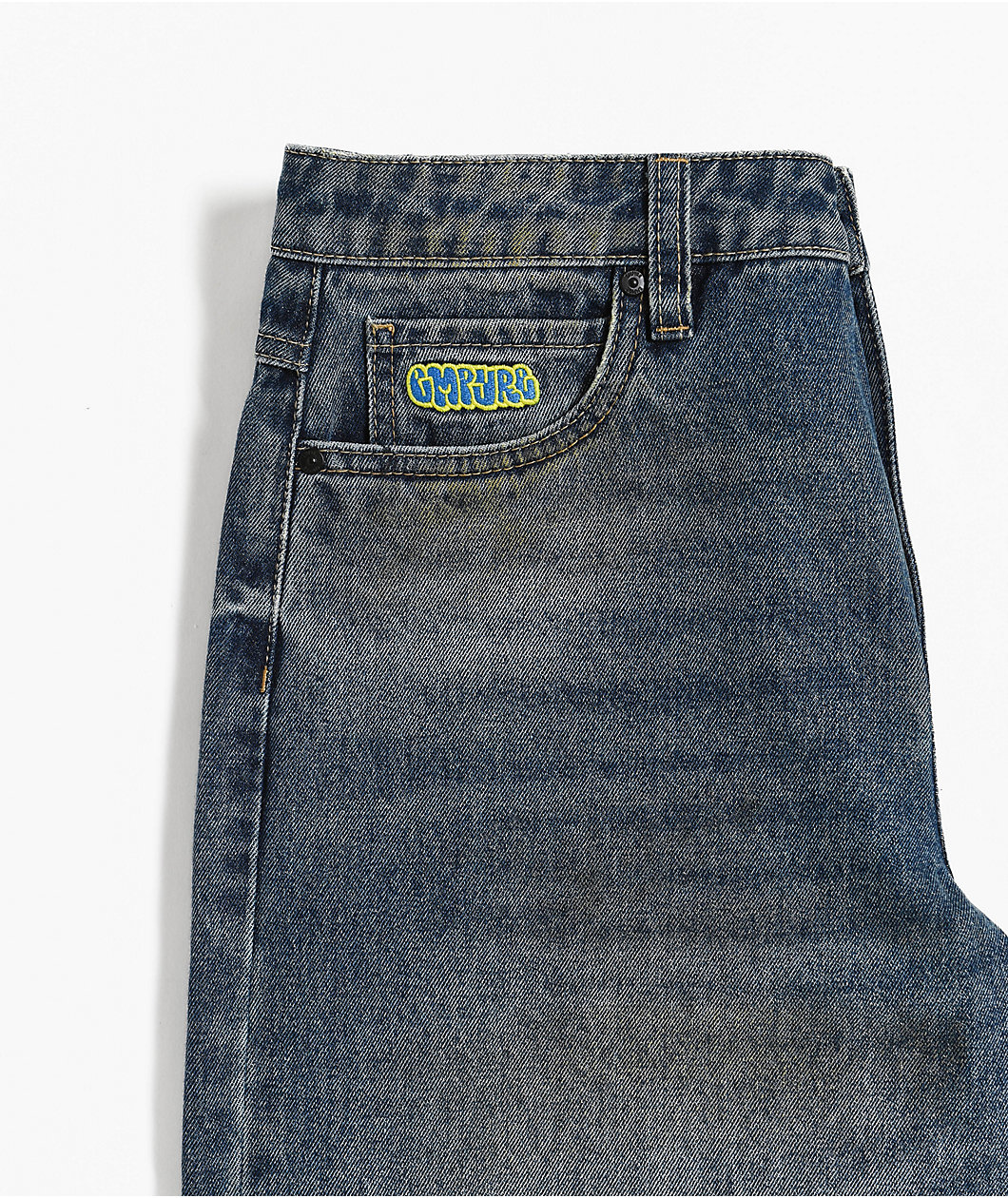 Empyre Kids Horse Power Blue Wash Ultra Wide Skate Jeans