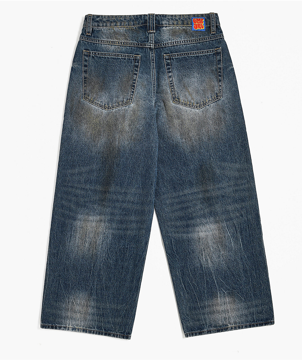 Empyre Kids Horse Power Blue Wash Ultra Wide Skate Jeans