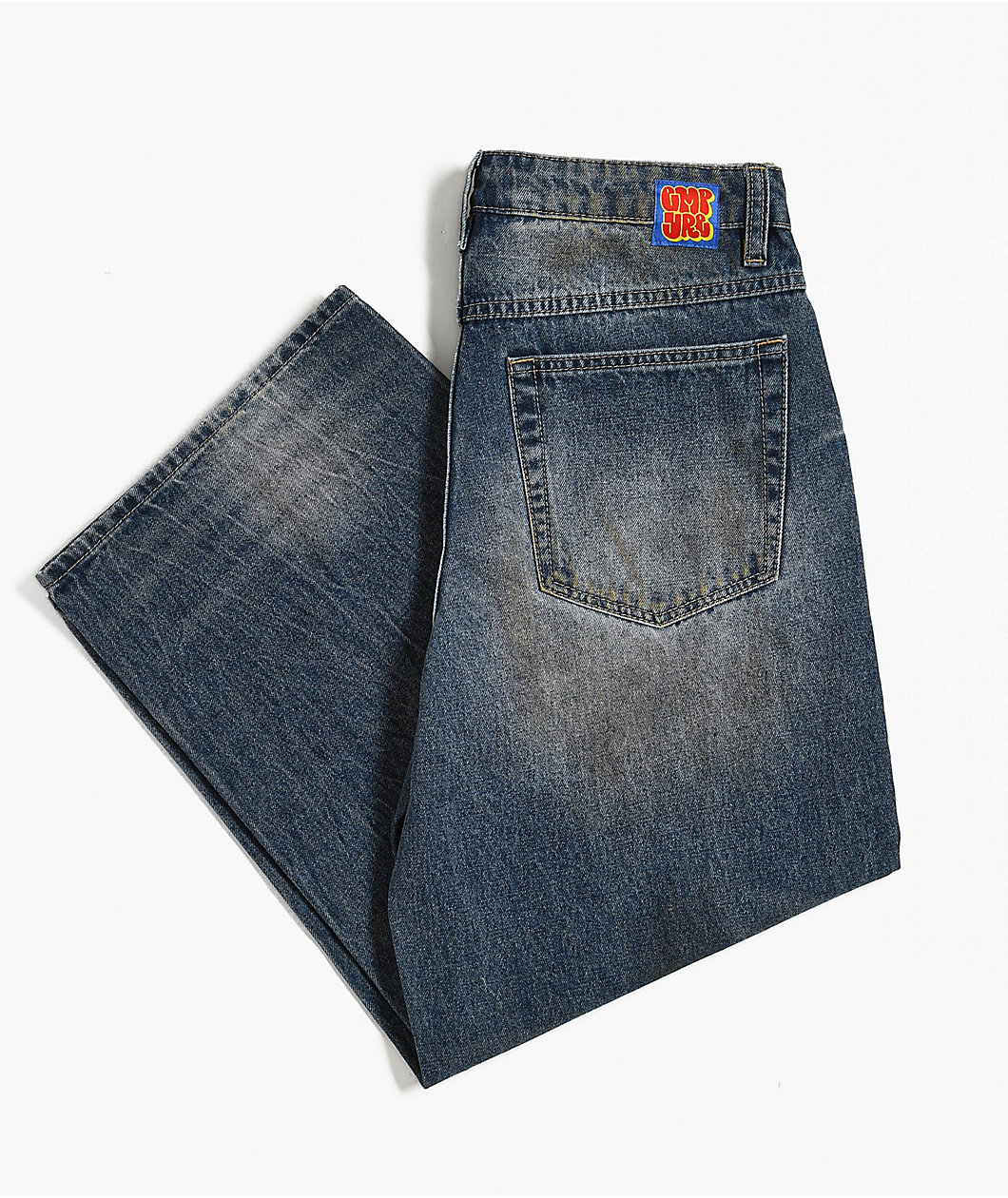 Empyre Kids Horse Power Blue Wash Ultra Wide Skate Jeans