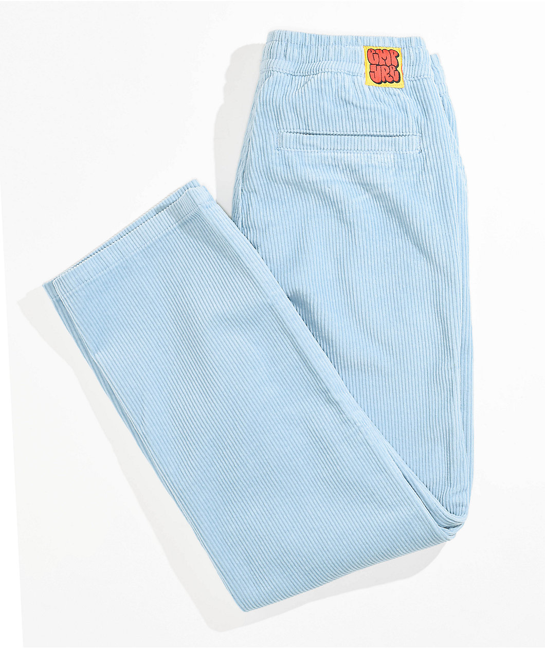 Empyre Kids Johnny Loose Fit Light Blue Corduroy Elastic Waist Skate Pants