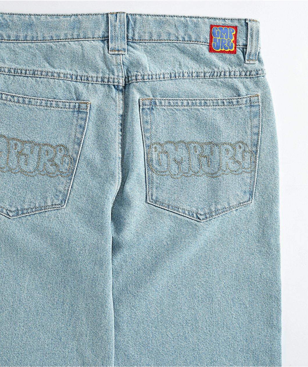 Empyre Kids Loose Fit Colby Light Blue Denim Skate Jeans