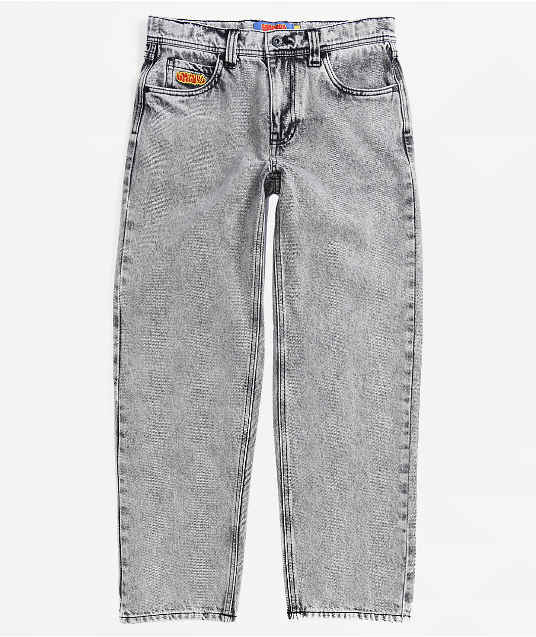 Empyre Kids Loose Fit Grey Scramble Skate Jeans