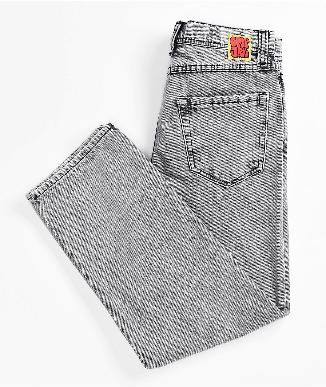 Empyre Kids Loose Fit Grey Scramble Skate Jeans