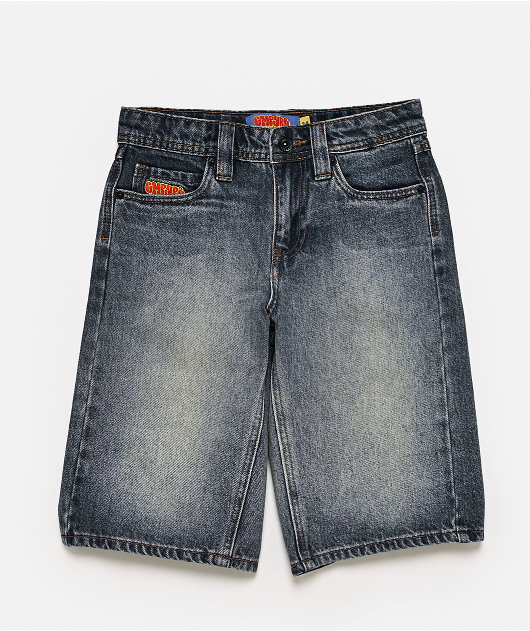 Empyre Kids Loose Fit Spin Blue Skate Shorts