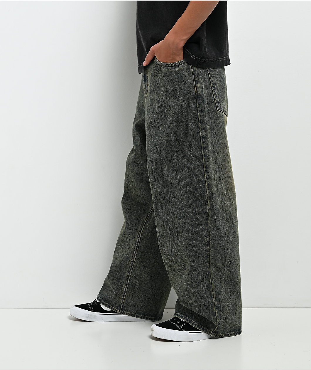 Empyre Kids Palomino Blue Wash Ultra Wide Skate Jeans