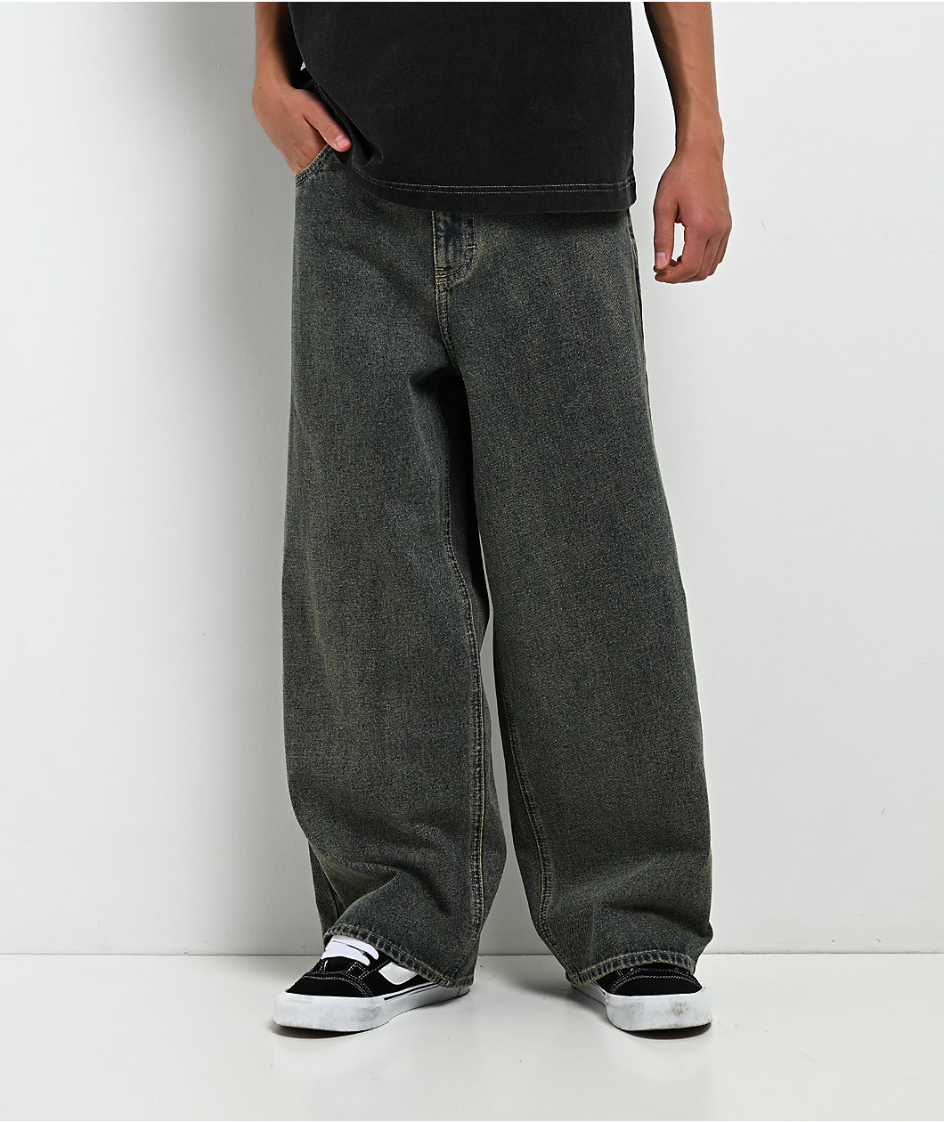 Empyre Kids Palomino Blue Wash Ultra Wide Skate Jeans