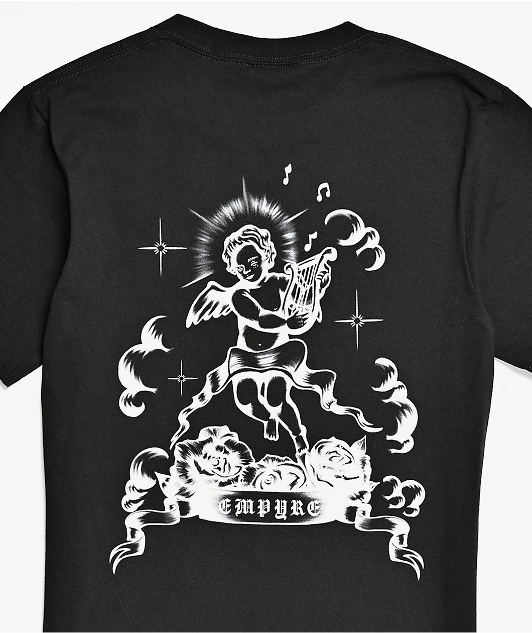 Empyre Kids Rose Cherub Black T-Shirt