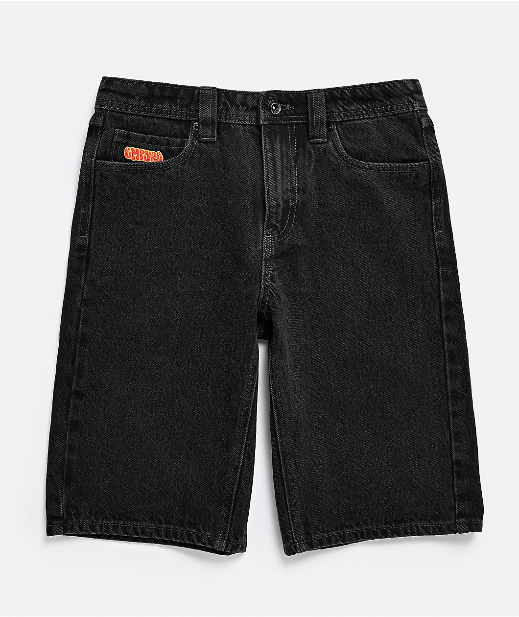 Empyre Kids Shmutz Black Wash Loose Fit Skate Shorts