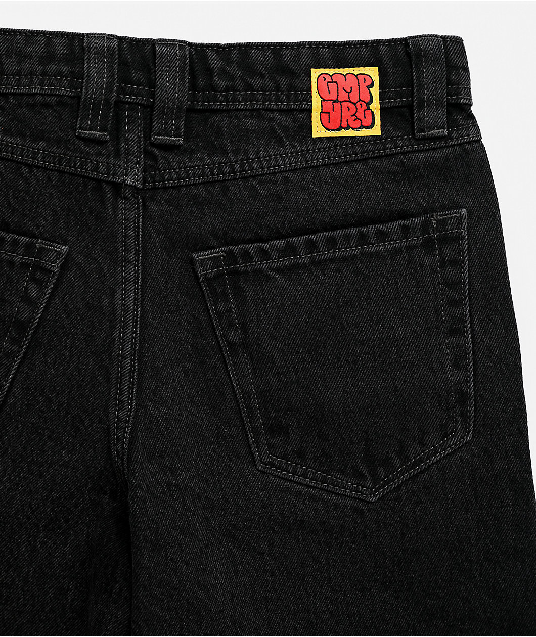 Empyre Kids Shmutz Black Wash Loose Fit Skate Shorts
