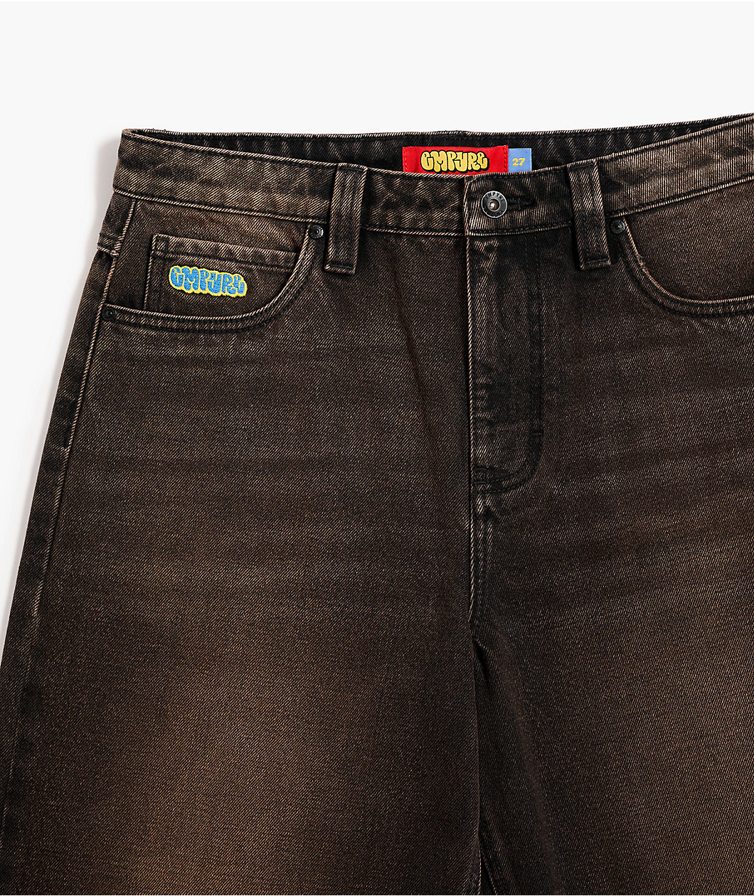 Empyre Kids Star Ultra Wide Black Skate Jeans