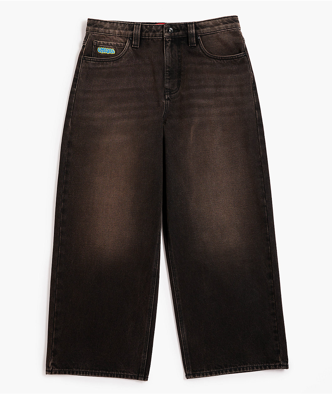 Empyre Kids Star Ultra Wide Black Skate Jeans