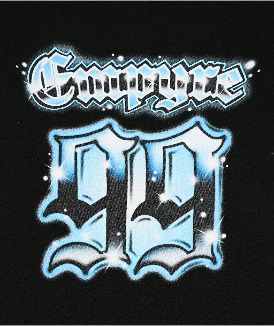 Empyre Kids Varsity Chrome Black T-Shirt