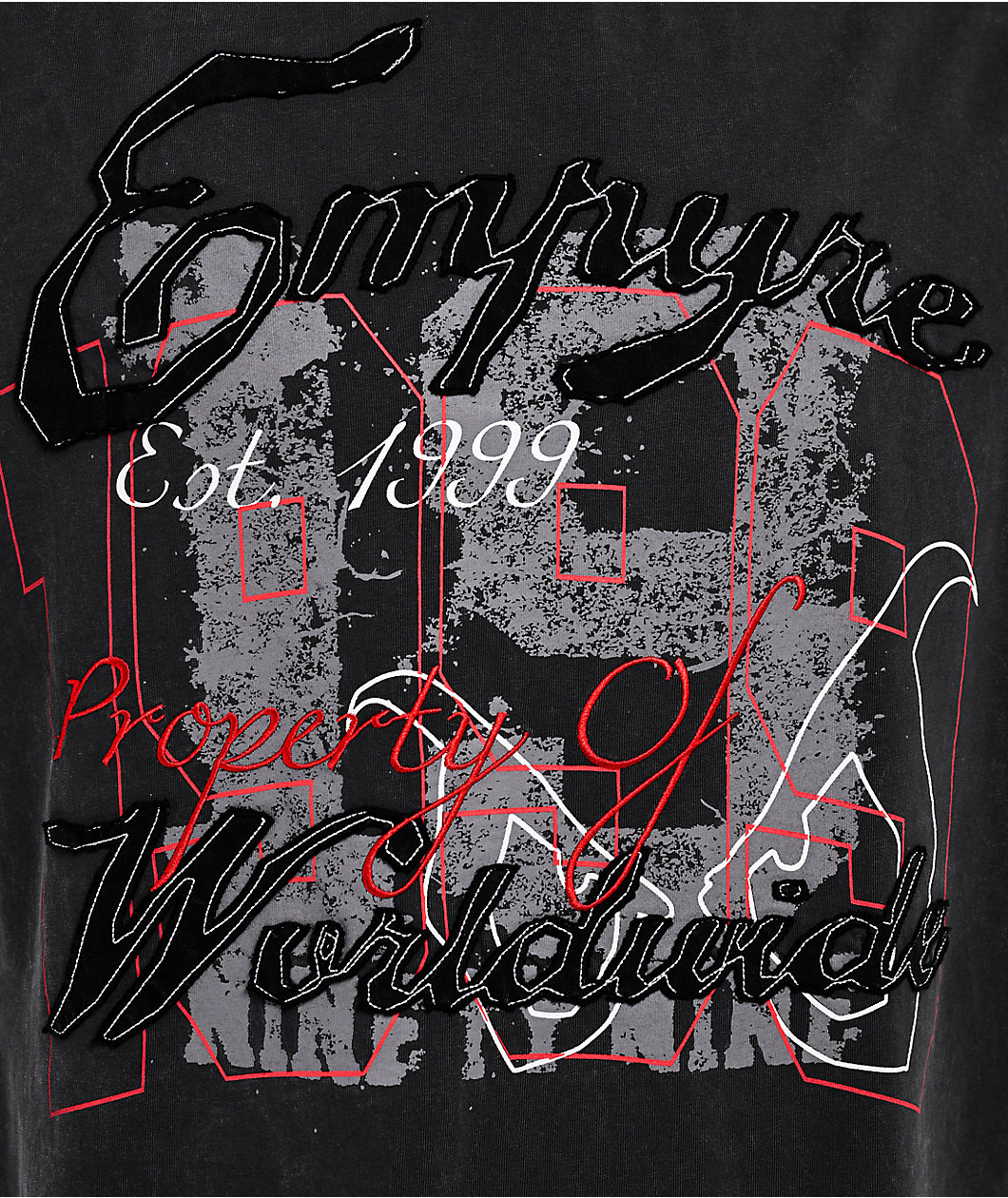 Empyre Knux Black Wash T-Shirt