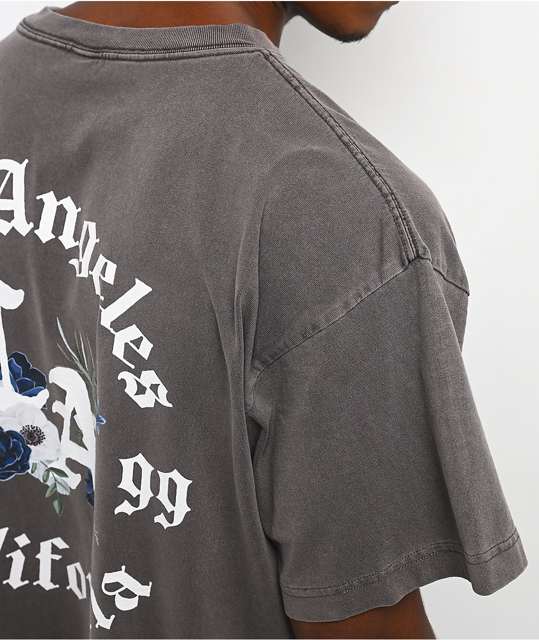 Empyre LA Floral Grey Wash T-Shirt