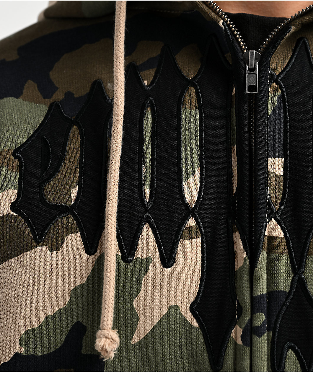 Empyre Leg Cramp Brown Camo Zip Hoodie