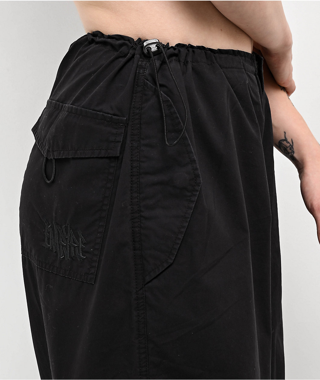 Empyre Lola Black Parachute Pants