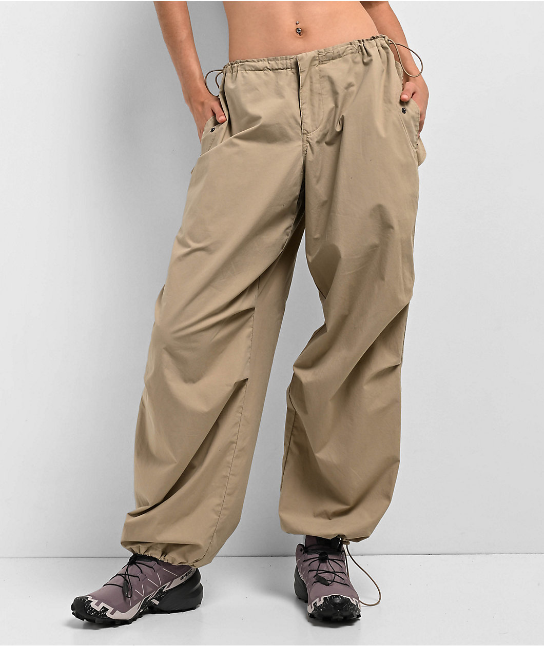 Empyre Lola Tan Parachute Pants