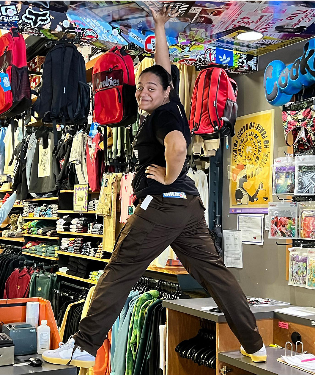 Empyre Loose Fit Dark Brown Cargo Skate Pants
