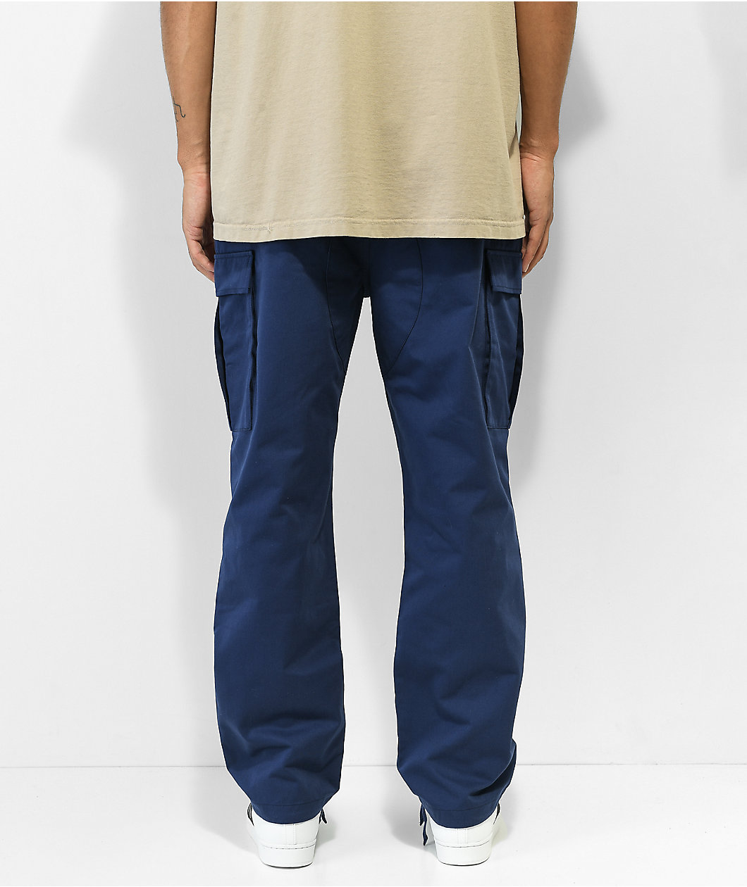Empyre Loose Fit Navy Cargo Skate Pants