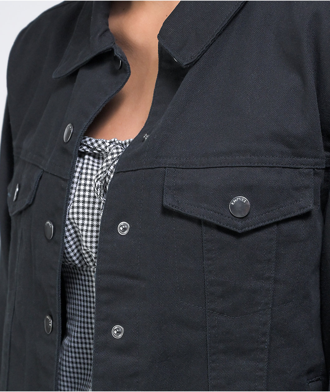 Empyre Marley Washed Black Denim Jacket
