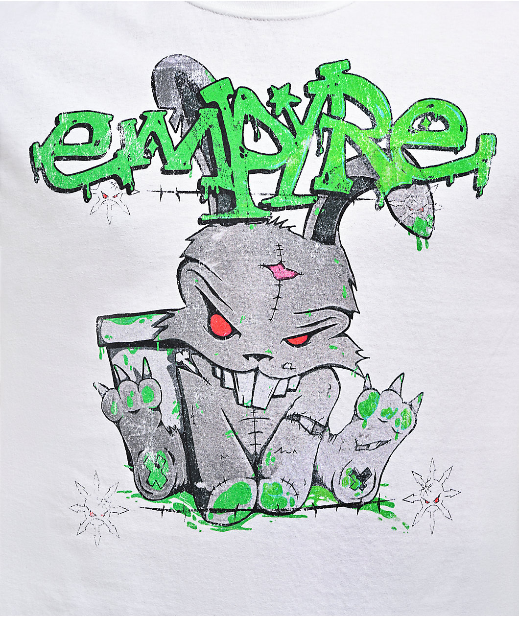 Empyre Melting Bunny White T-Shirt