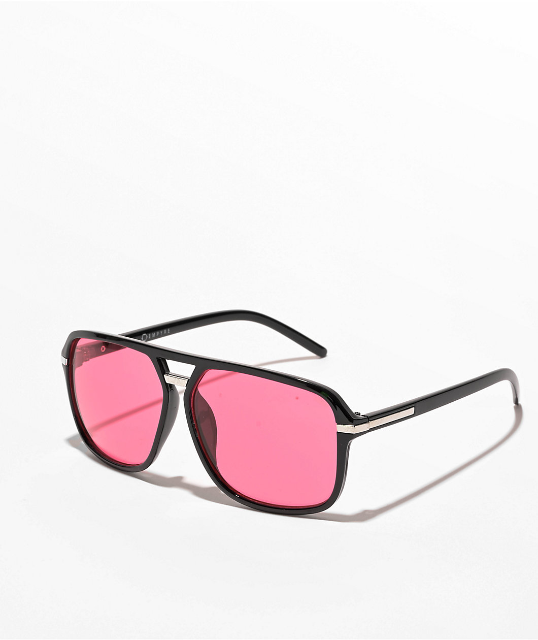 Empyre Morris Black & Red Pilot Sunglasses