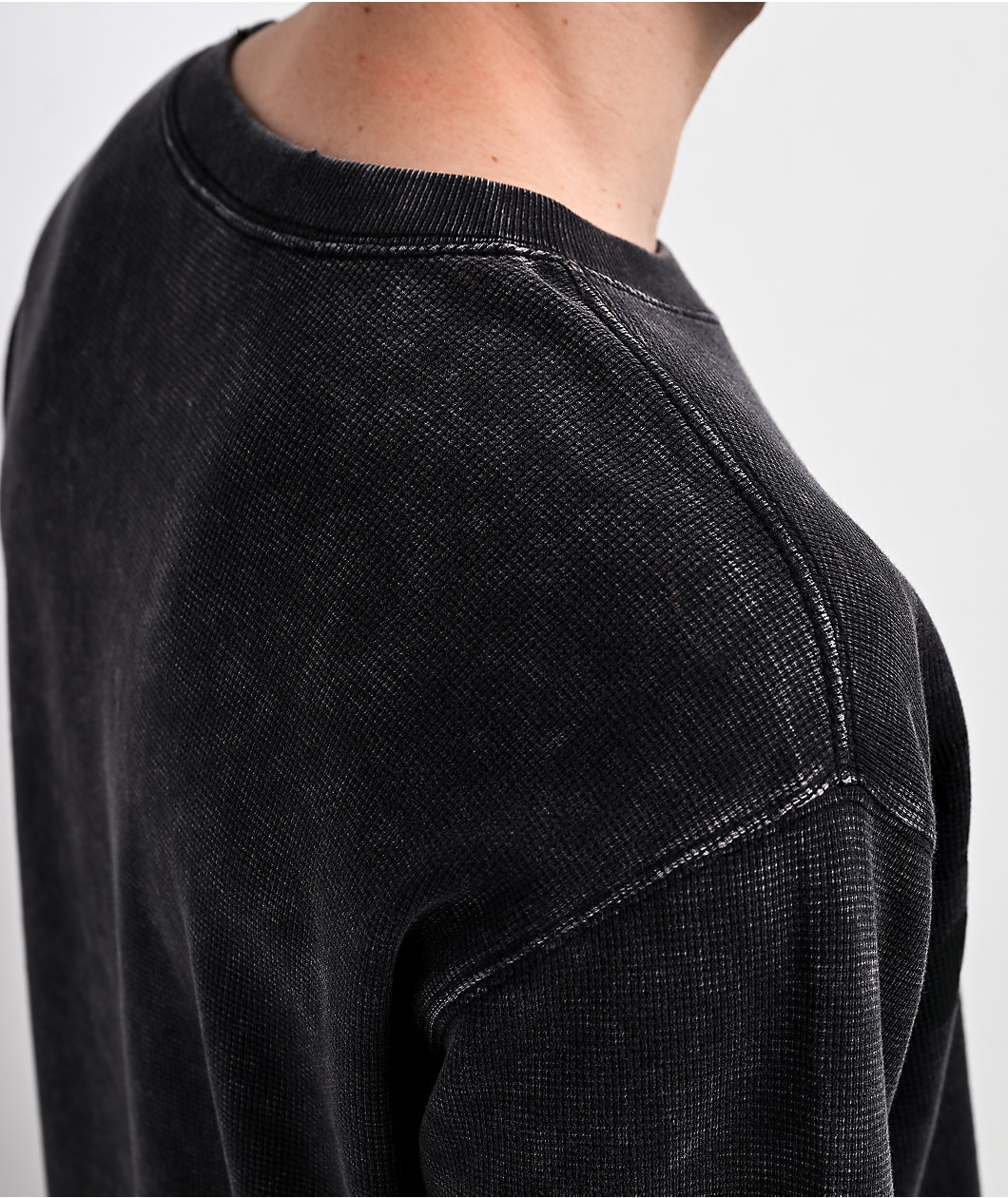 Empyre Neo Waffle Black Short Sleeve Thermal T-Shirt