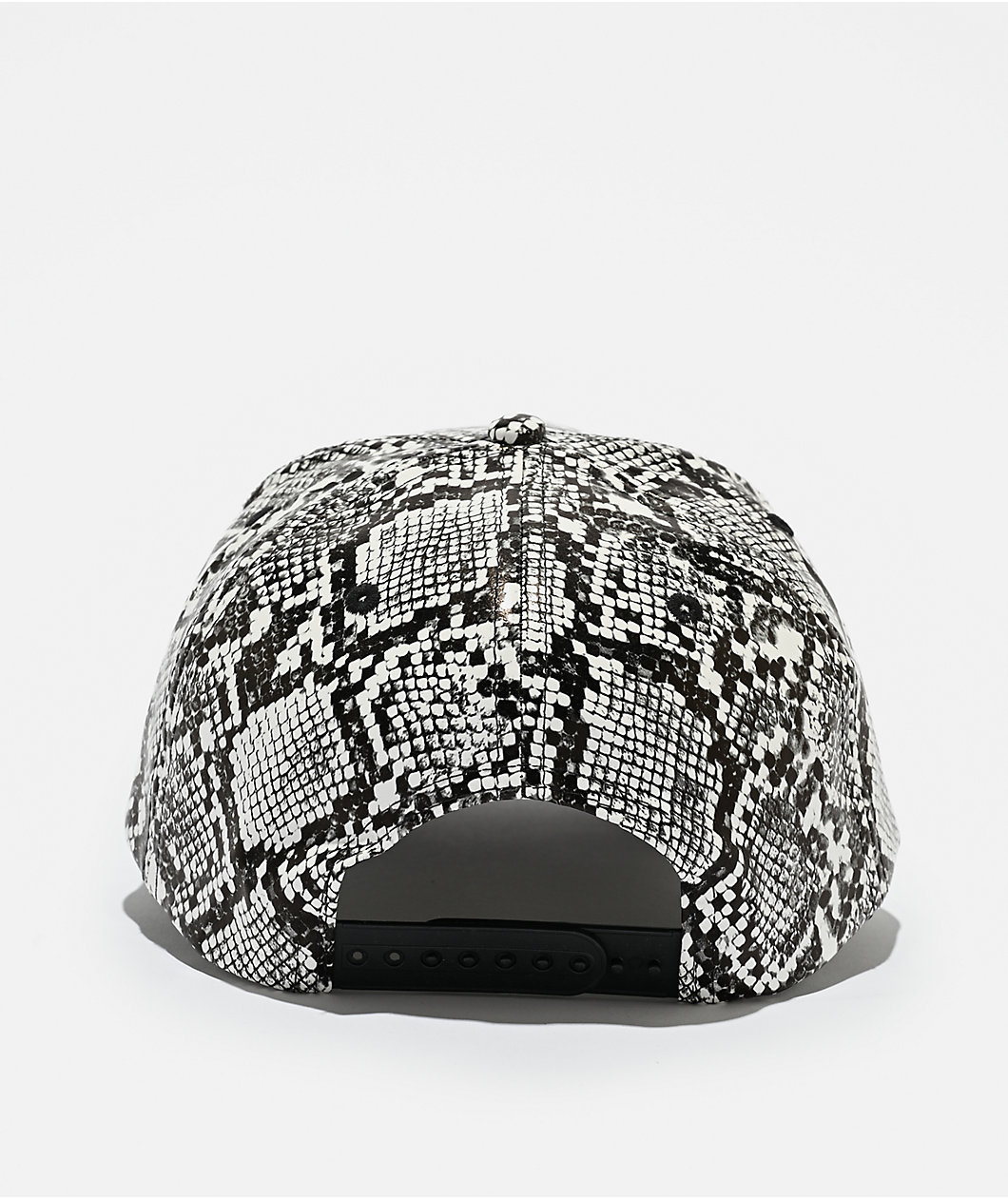 Empyre Ninety-Nine Python Snakeskin Faux Leather Snapback Hat