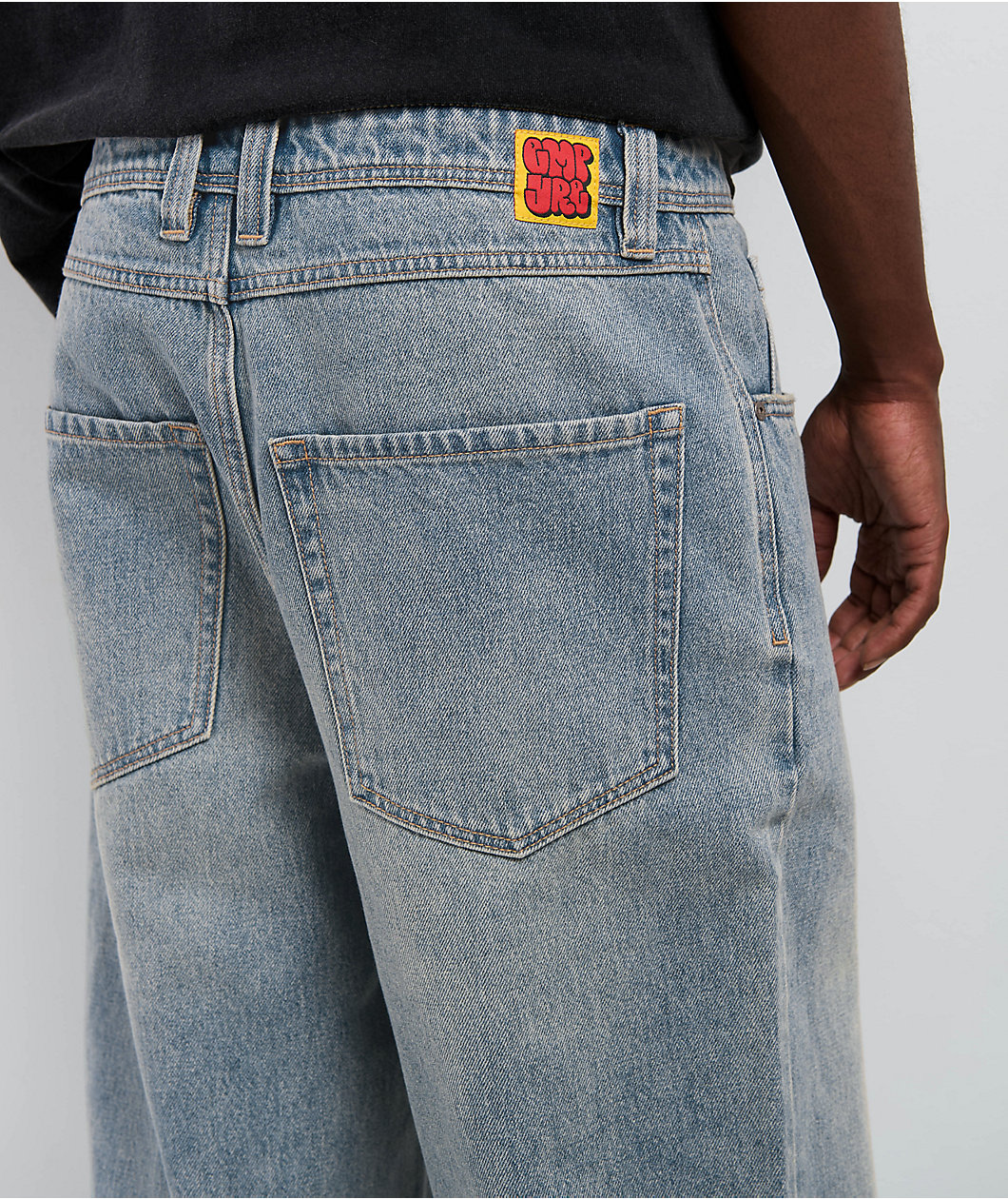 Empyre Ollie Blue Wash Loose Fit Skate Jeans