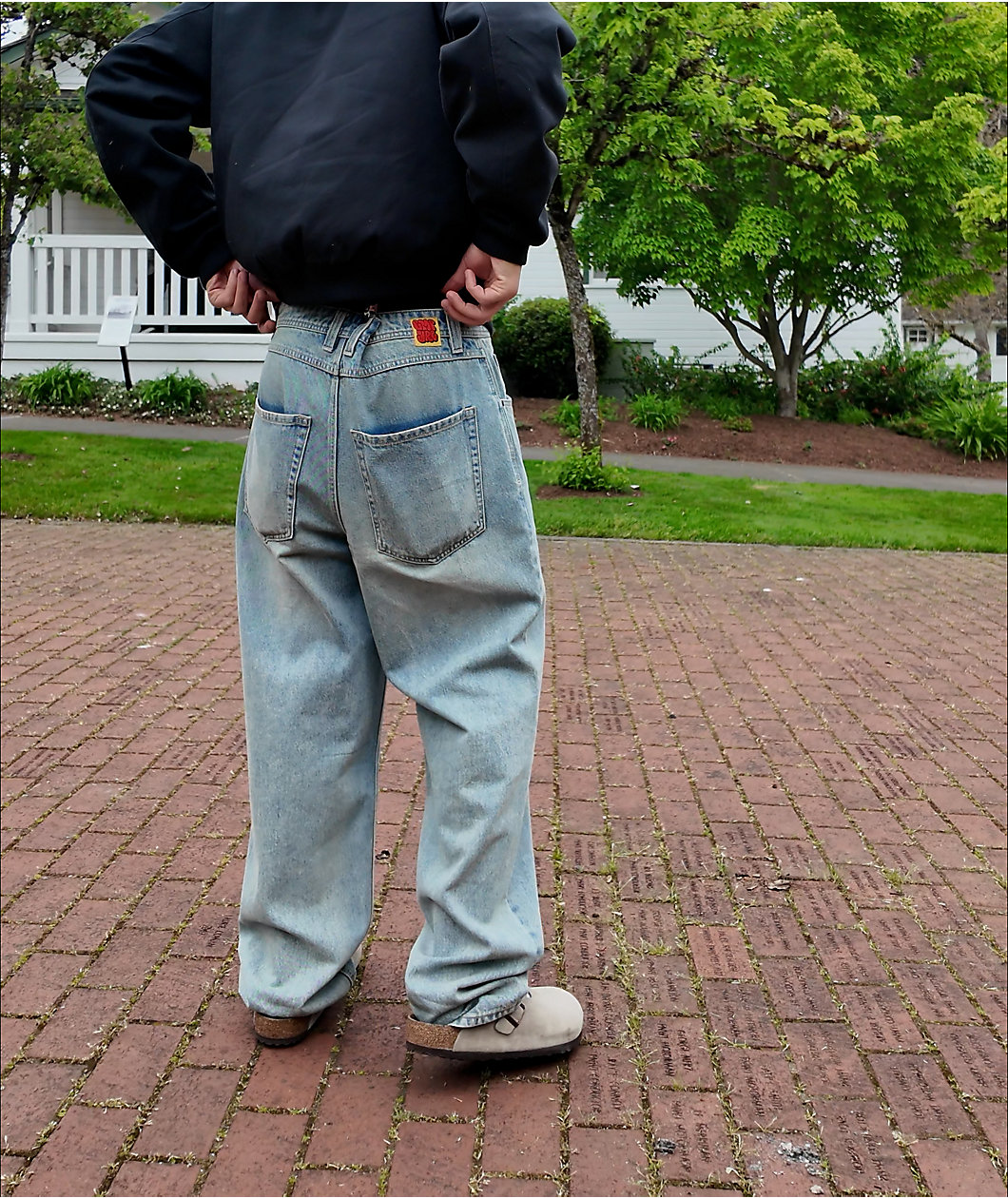 Empyre Ollie Blue Wash Loose Fit Skate Jeans