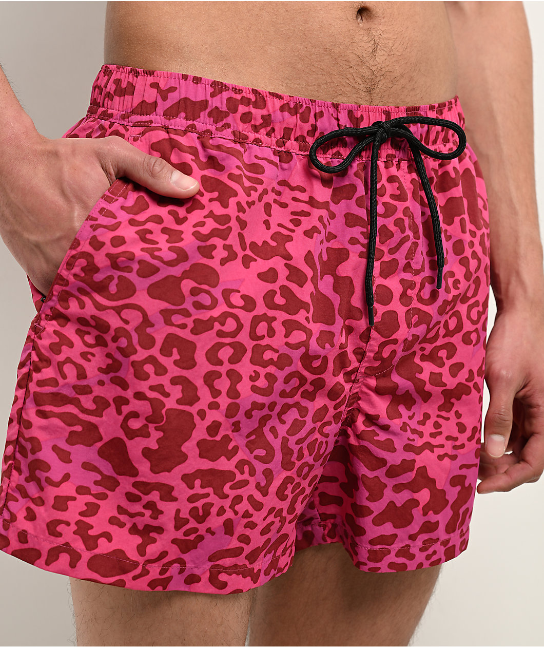 Empyre Ollie Leopard Pink Board Shorts