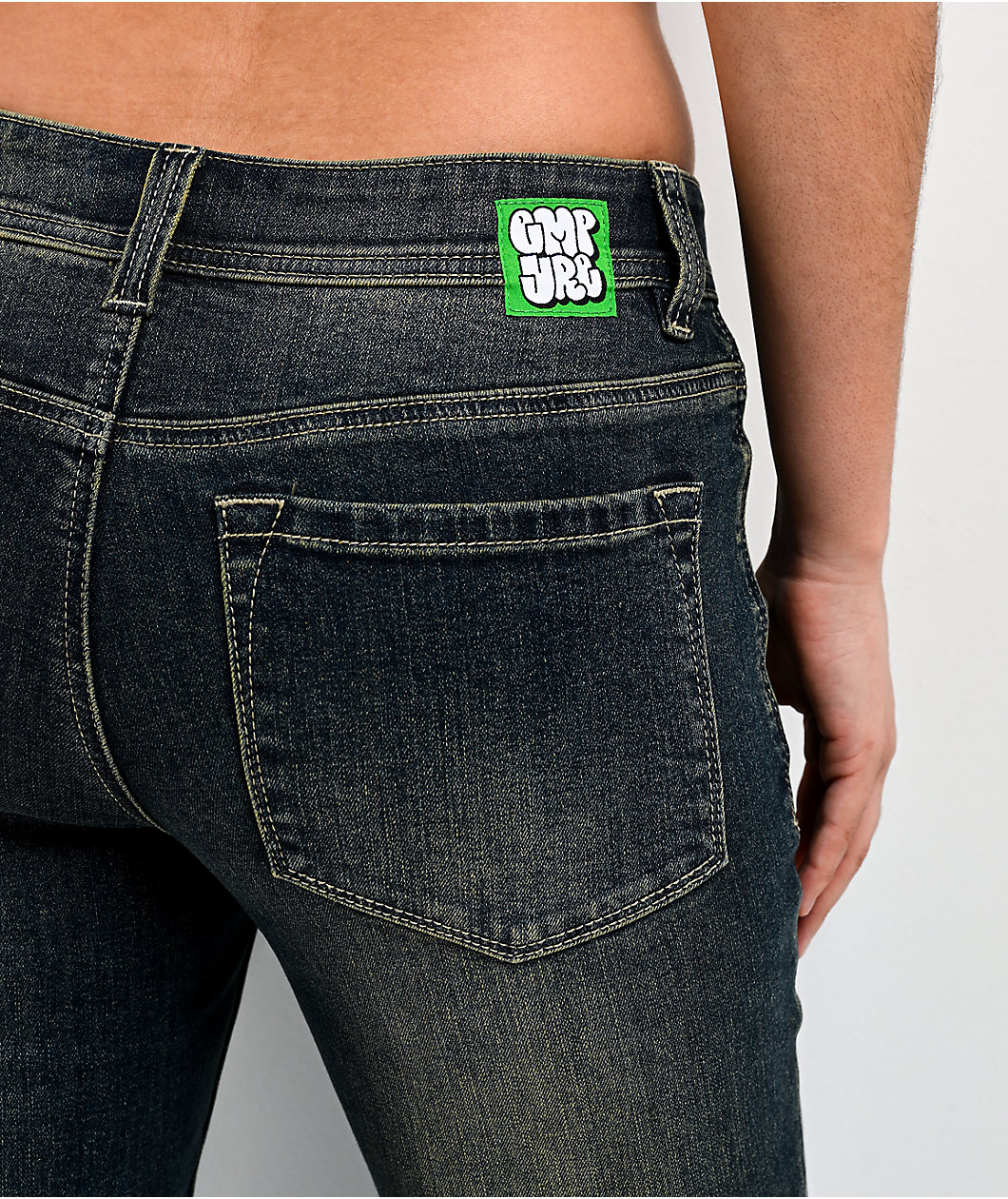 Empyre Parker Ramp Blue Wash Bootcut Jeans