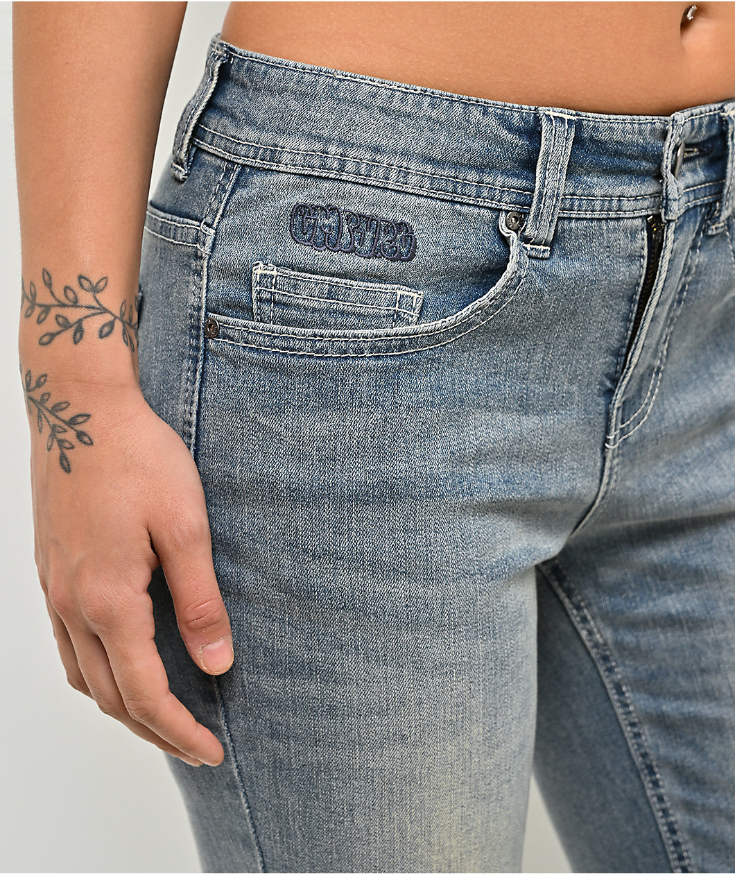 Empyre Parker Winnie Blue Wash Bootcut Jeans