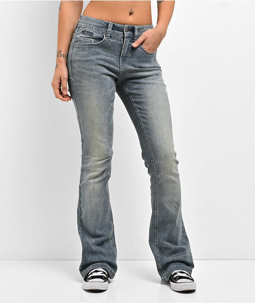 Empyre Parker Winnie Blue Wash Bootcut Jeans