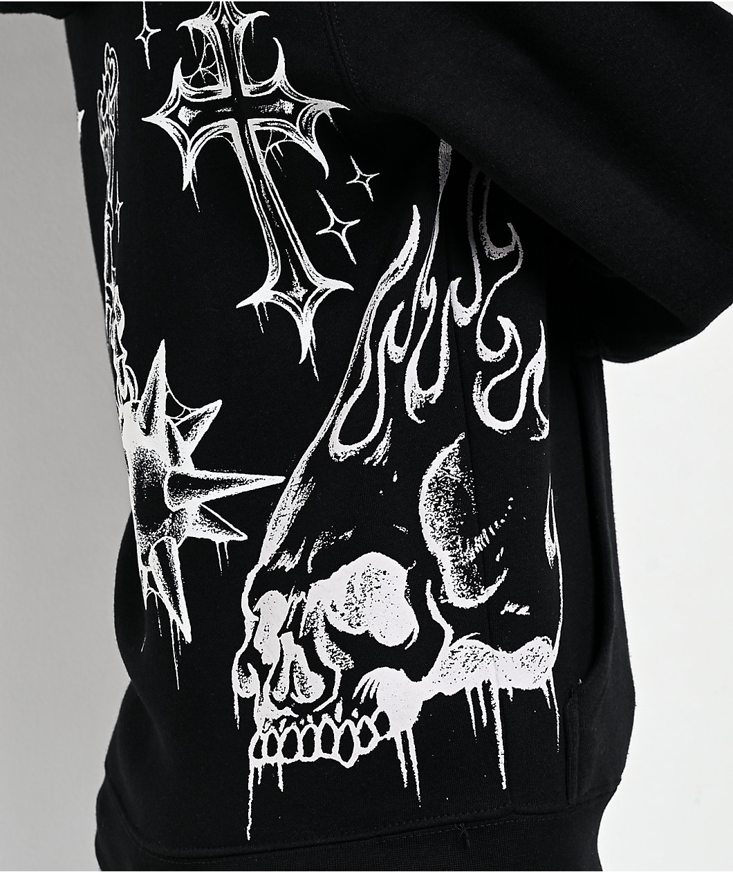 Empyre Pencil Flash Black Zip Hoodie