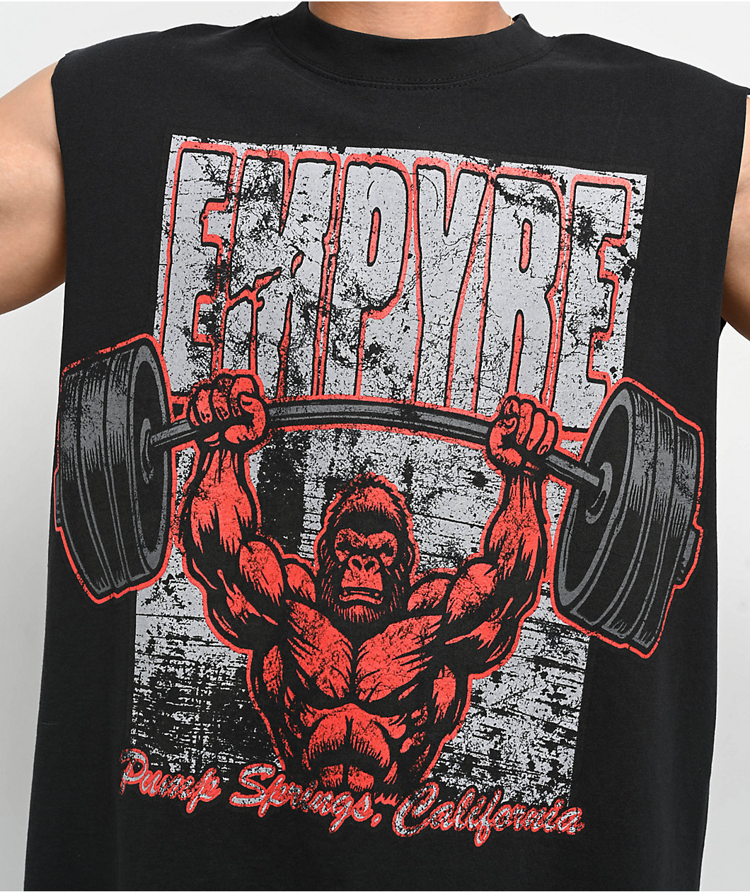 Empyre Pump Springs Black Tank Top