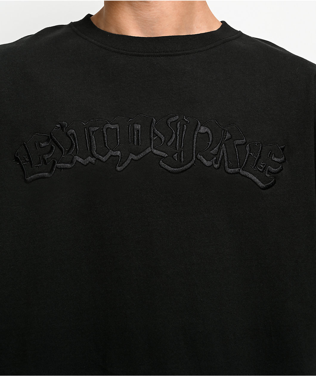 Empyre Punk Black Boxy T-Shirt