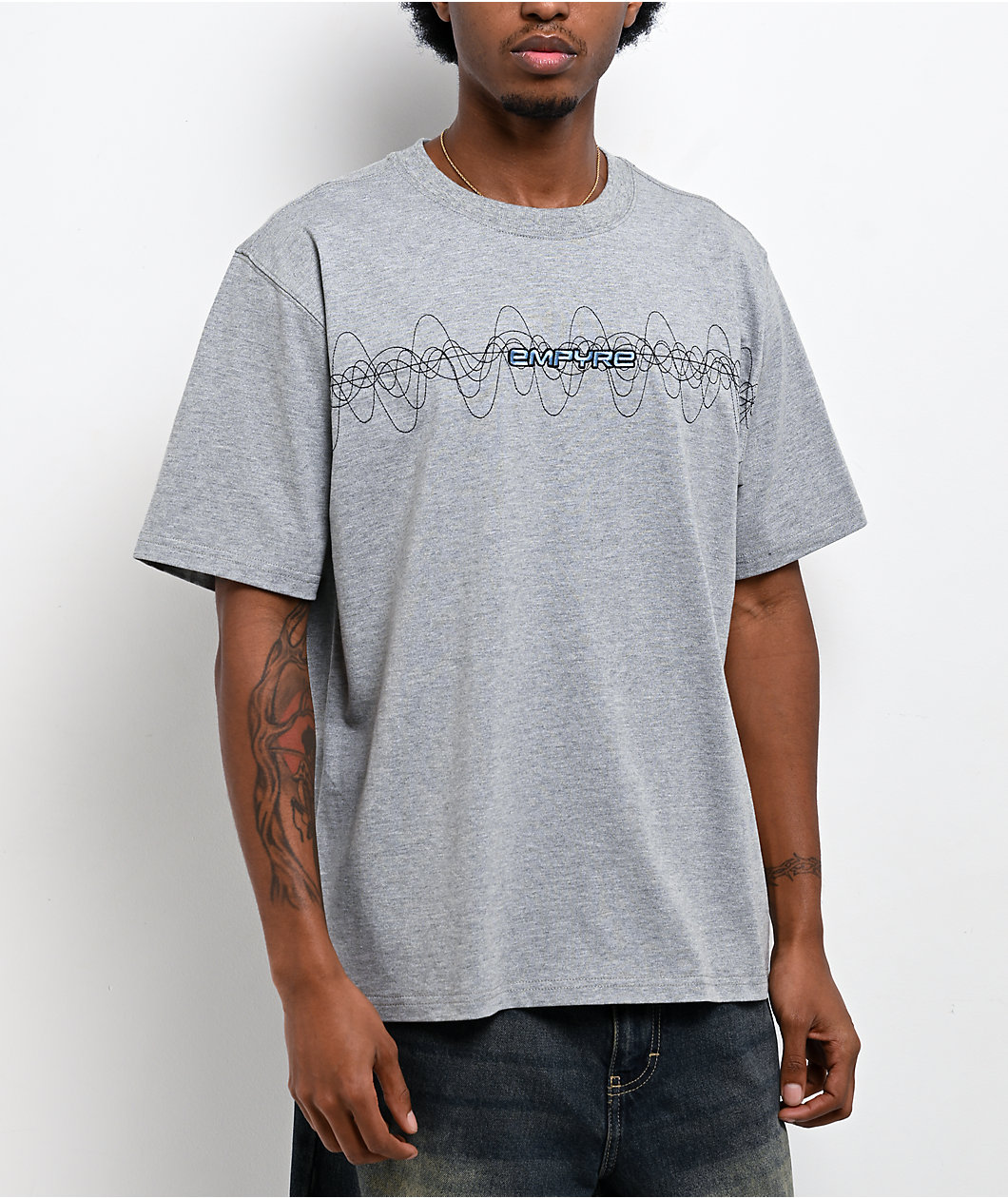 Empyre Radio Wave Grey T-Shirt