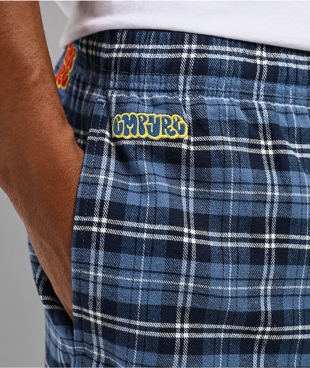 Empyre Rats Blue Plaid Lounge Pants