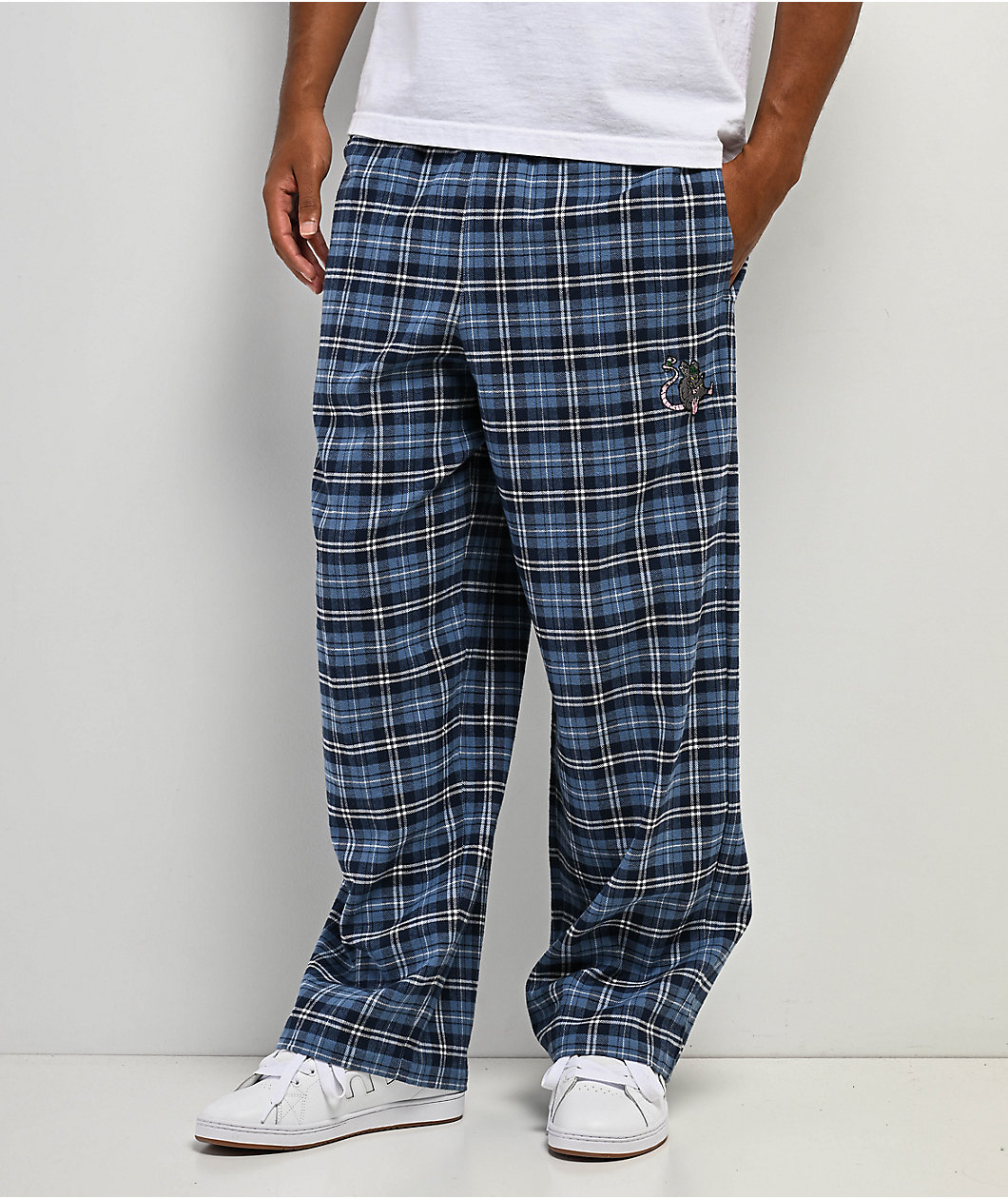 Empyre Rats Blue Plaid Lounge Pants