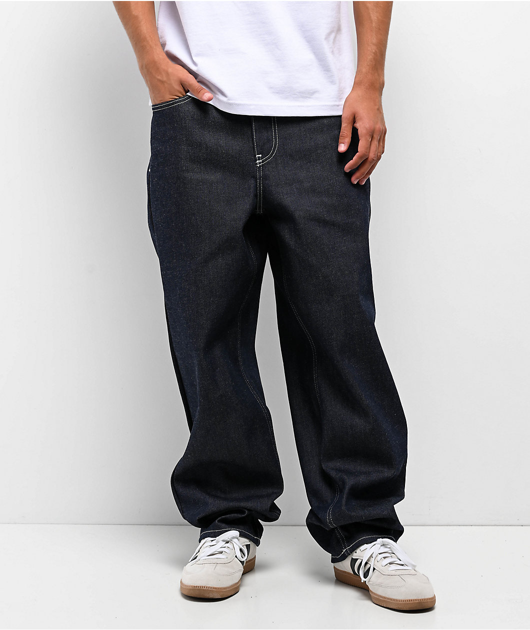 Empyre Raw Indigo Loose Fit Skate Jeans