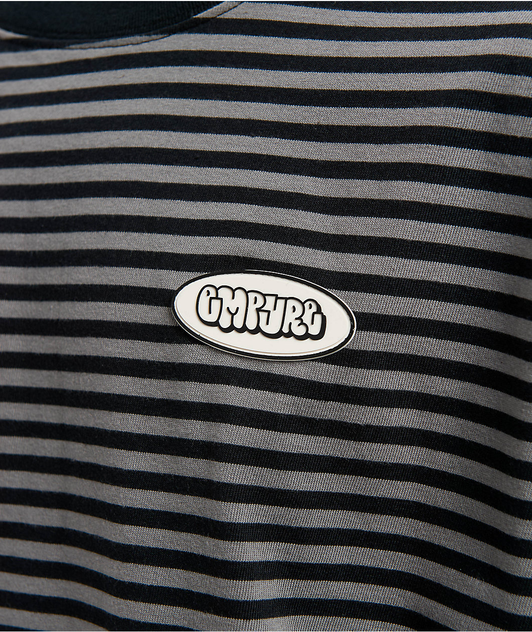 Empyre Rickie Stripe Grey Knit T-Shirt