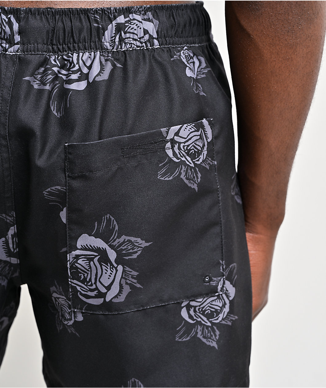 Empyre Rose Black Board Shorts