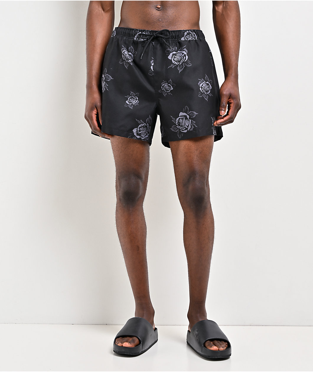 Empyre Rose Black Board Shorts