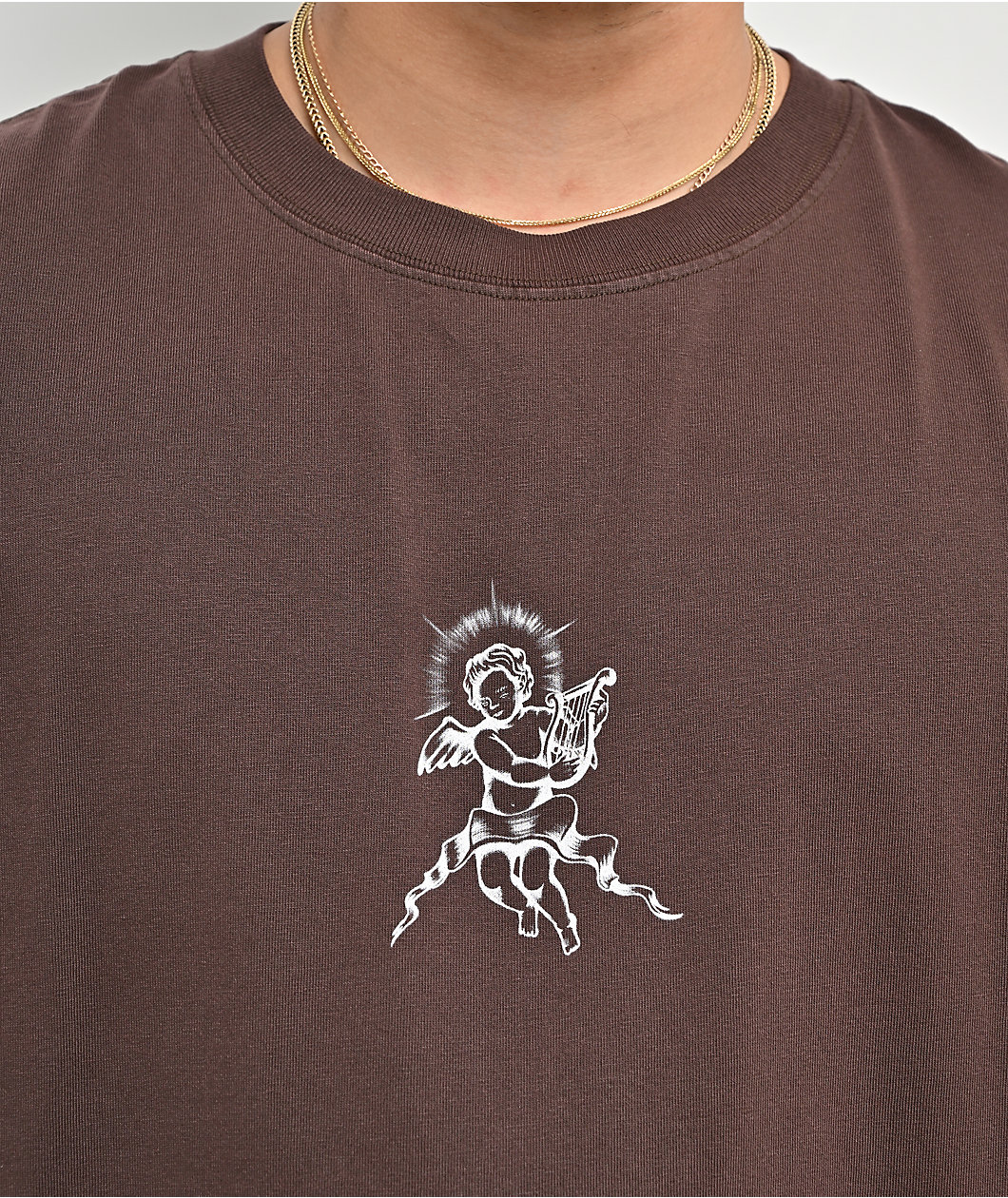 Empyre Rose Cherub Brown T-Shirt