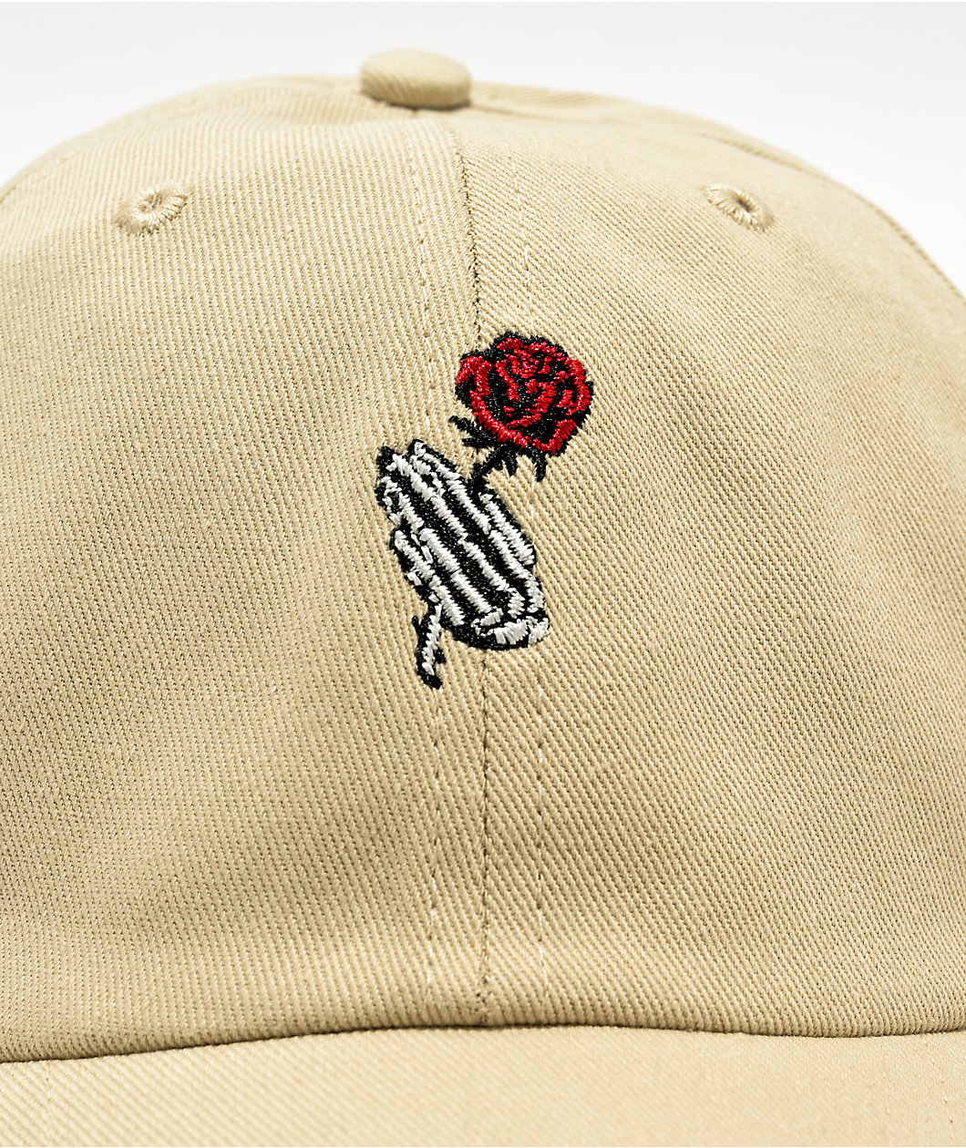 Empyre Rose Hand Khaki Strapback Hat