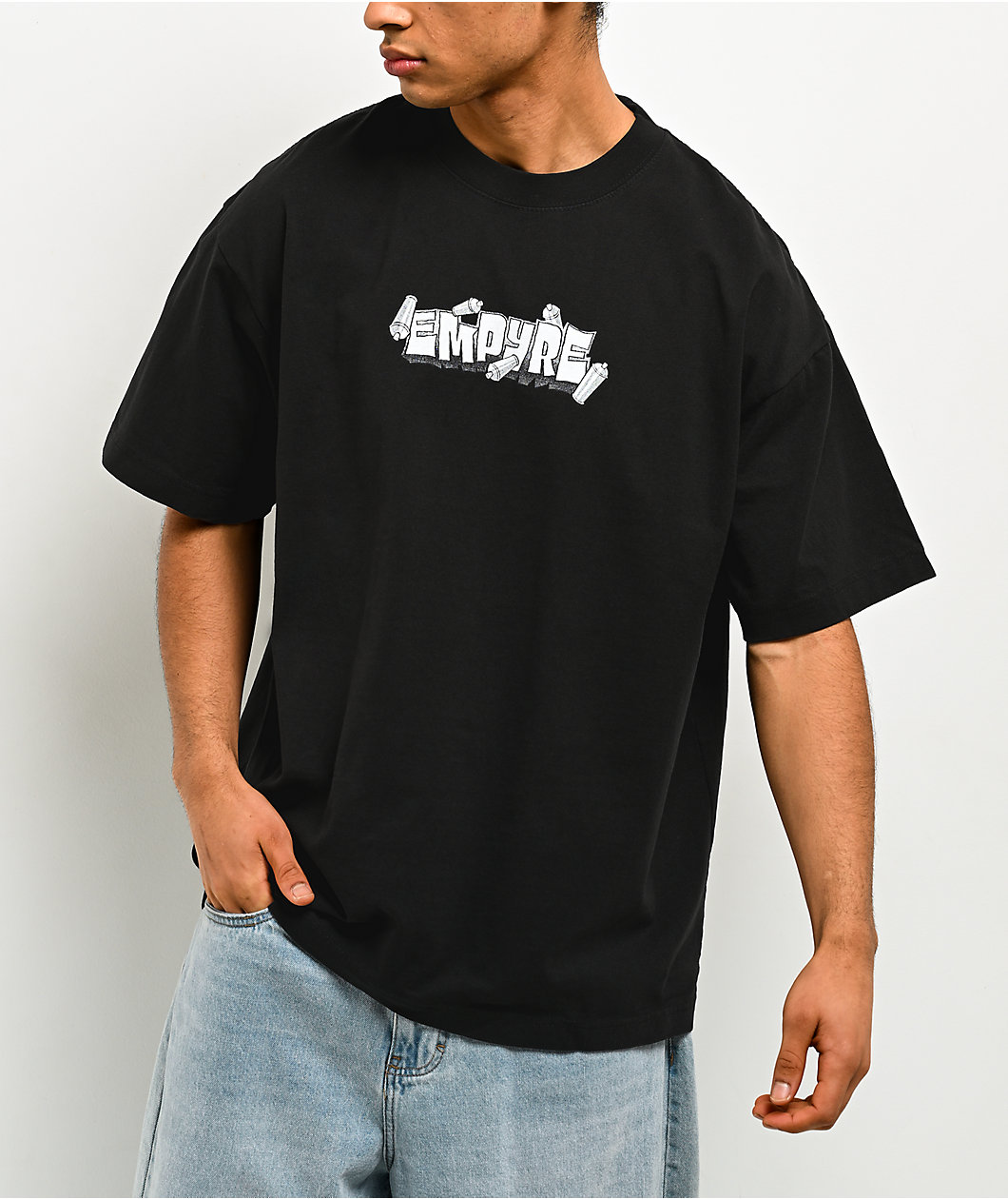 Empyre Runners Black Wash T-Shirt